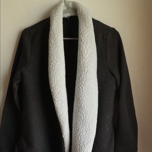 Cute grey and white cardigan